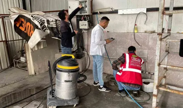 Hatay'da otopark ve oto yıkamalara yönelik uygulamada 10 işyeri denetlendi