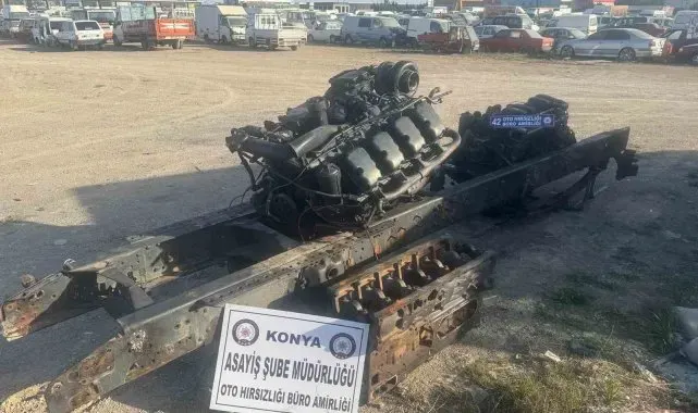 Konya'da 66 milyon liralık change araç operasyonu