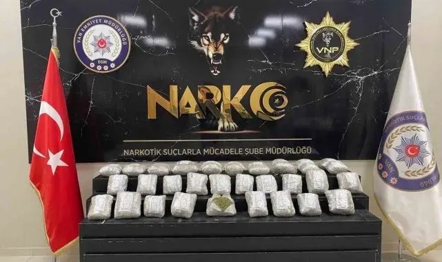Van'da metruk binada 12 kilo 900 gram esrar ele geçirildi