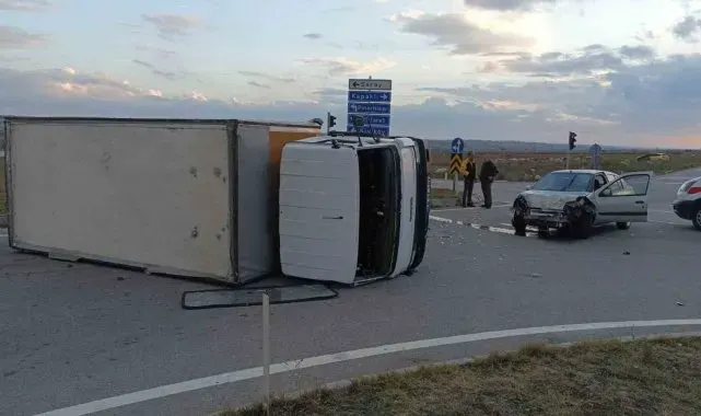 Tekirdağ'da ışık ihlali kazaya neden oldu: 1 yaralı