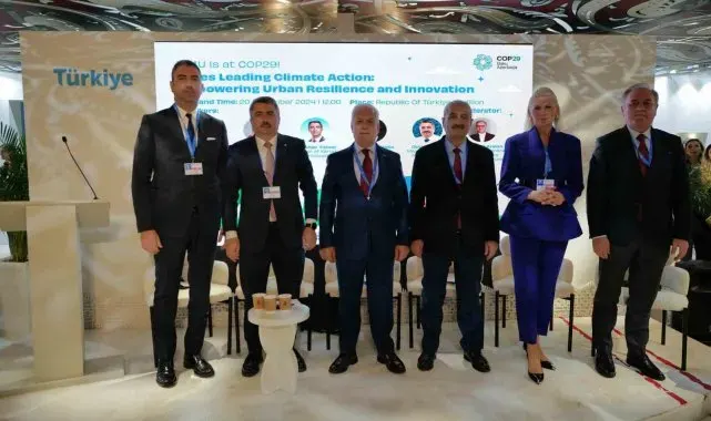 Başkan Gökhan Yüksel, COP29'da konuştu