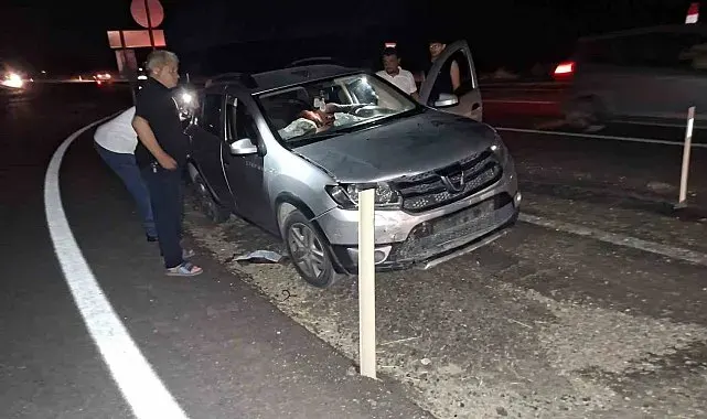 Hisarcık'ta iki otomobil çarpıştı: 2 yaralı