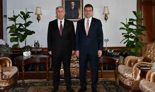ABB Başkanı Yavaş ve TBB Başkanı İmamoğlu bir araya geldi