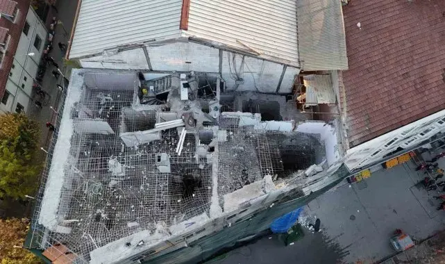 Eskişehir'de yıkım yapılan binada göçük: 4 işçi yaralı