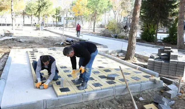 Isparta'da yeni park çalışmaları devam ediyor