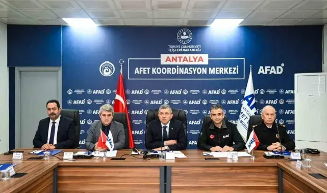 Antalya'da İl Afet ve Acil Durum Koordinasyon Kurulu Toplantısı gerçekleştirildi