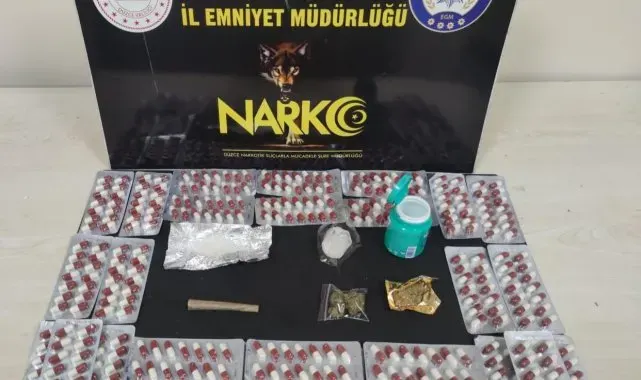 Düzce'de 12 suç kaydı bulunan uyuşturucu satıcısı tutuklandı