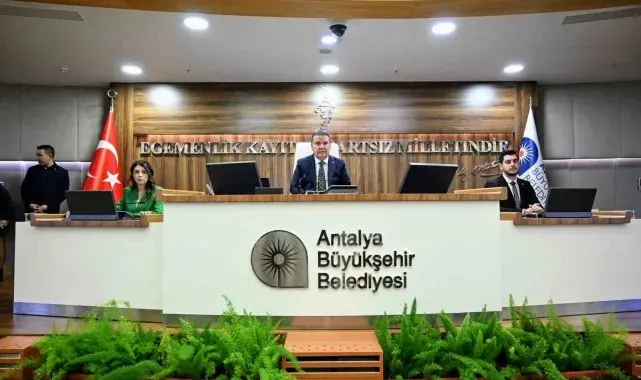 Antalya Büyükşehir Belediyesi'nin 2025 yılı tahmini bütçesi 39 milyar TL