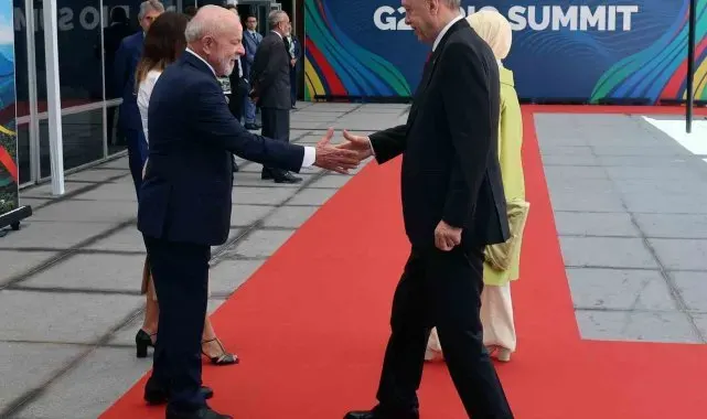 Cumhurbaşkanı Erdoğan, G20 Zirve'sinde resmi törenle karşılandı