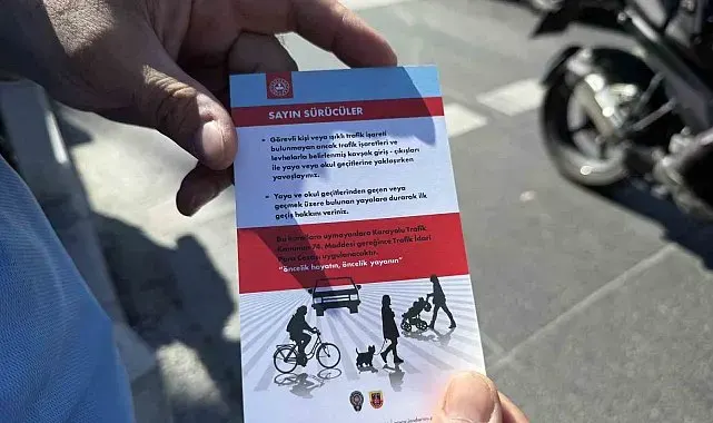Beşiktaş'ta yayalara yönelik dron destekli denetim