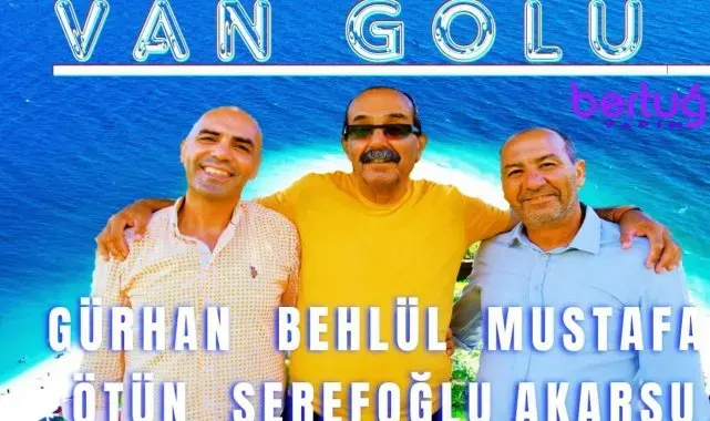 Van Gölü'ne dikkat çekmek için türkü yazıp klip çektiler