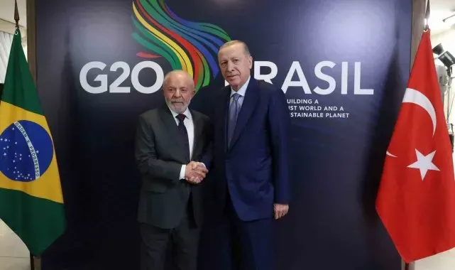 Cumhurbaşkanı Erdoğan, Brezilya Devlet Başkanı Lula Da Silva ile görüştü