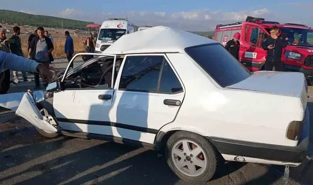 Kahramanmaraş'ta otomobil ile traktör çarpıştı: 1 ölü, 3 yaralı