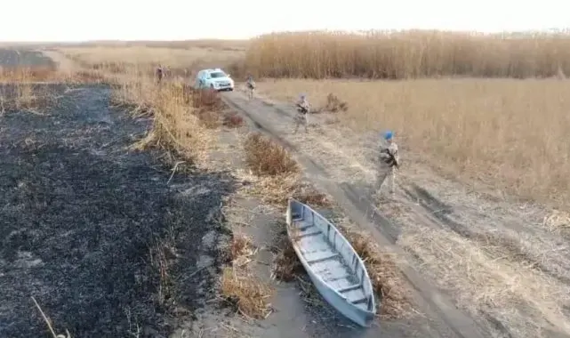 Yangınlarla gündeme gelen Eber Gölü'nde komandolarla denetim