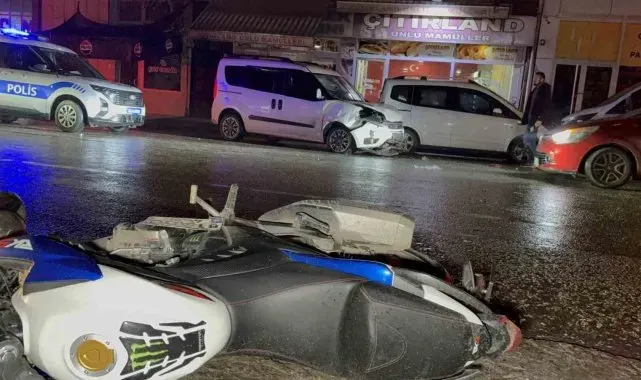 Düzce'de zincirleme kaza: 1 yaralı