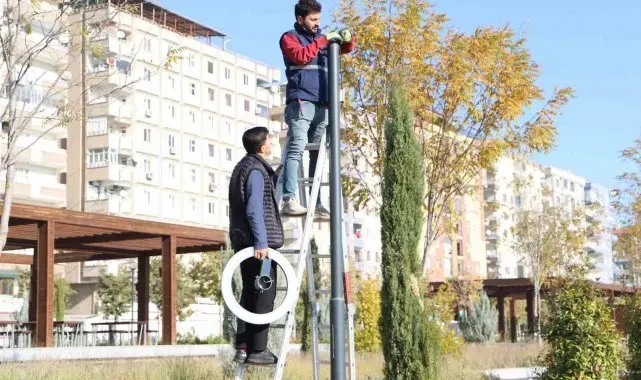 Yenişehir Millet Bahçesi'nde kapsamlı bakım çalışması başlatıldı