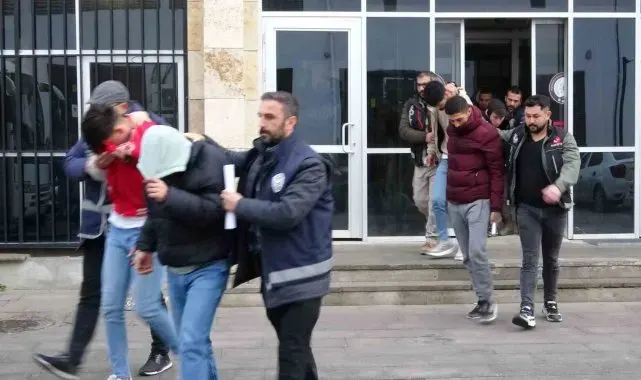 Kütahya'da 13 şüpheli adliyeye sevk edildi