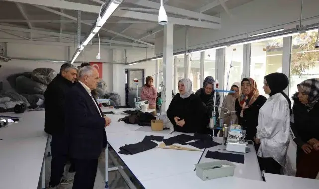 Yahyalı Belediyesi Tekstil Fabrikası için eğitim kursu açtı