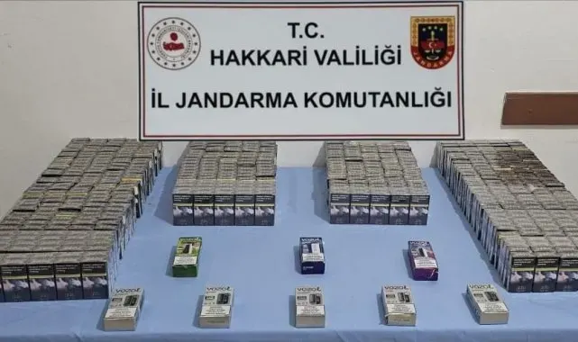 Hakkari'de gümrük kaçakçılığı operasyonu