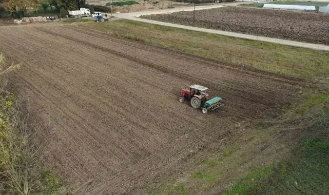 16 dönüme ekim yapıldı