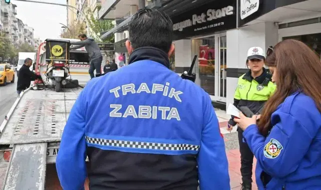 Manisa'da kaldırım işgaline karşı sıkı denetim