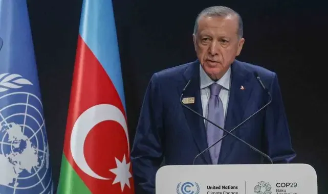 Cumhurbaşkanı Erdoğan: "2053 net sıfır emisyon hedeflerimiz için temel önceliklerimiz yenilenebilir enerji, enerji verimliliği ve nükleer enerjidir"