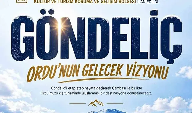 Ordu Göndeliç Dağı'na dev kış turizmi merkezi: 4 bin hektarlık tesis