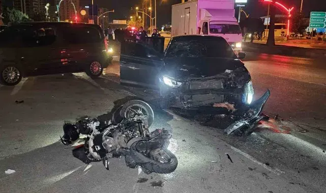 Adana'da otomobil ile motosiklet çarpıştı: 1 ölü