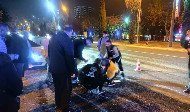 Elazığ'da otomobilin çarptığı şahıs yaralandı