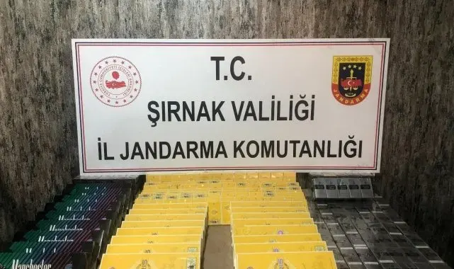Şırnak'ta jandarma ekiplerinden kaçakçılık operasyonu