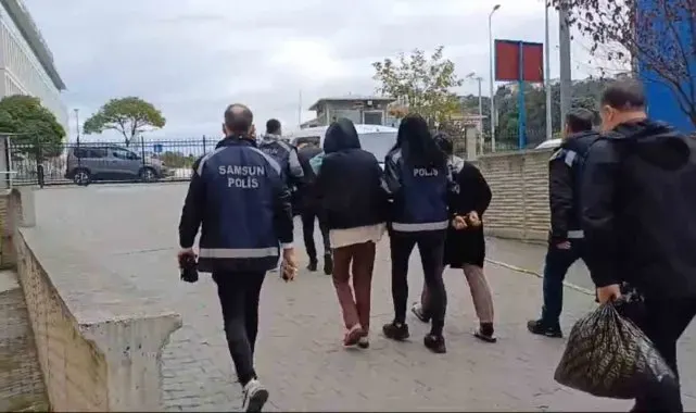 Samsun'da evden 700 bin liralık altın çalan 3 kişi yakalandı