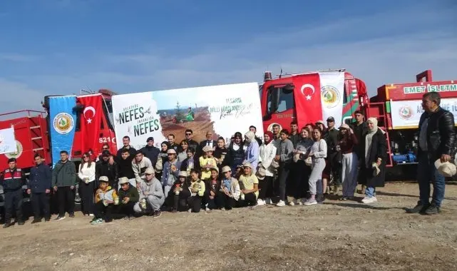 Hisarcık'ta 120 fidan dikildi