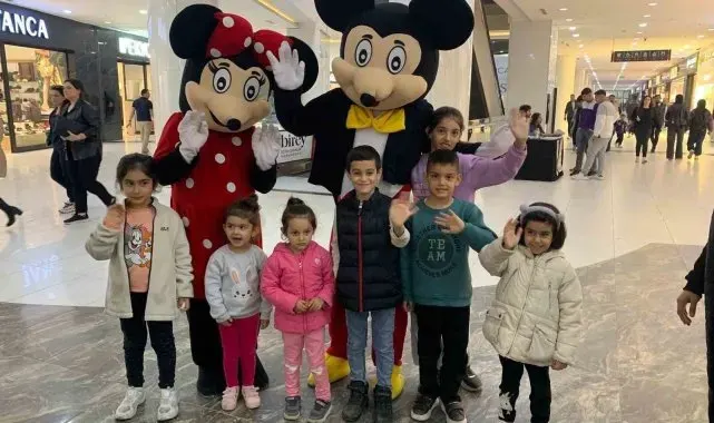 Mardian Mall'da ara tatilde çocuklar ve aileleri eğlenceye doydu