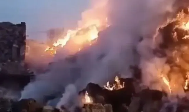 Konya'da 3 bin saman balyası kundaklandı