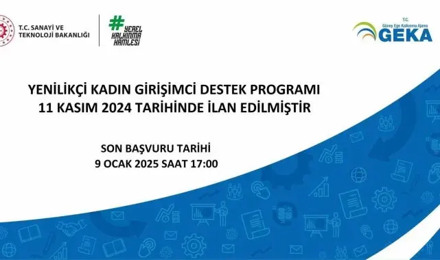 GEKA, Yenilikçi Kadın Girişimci Destek Programını ilan etti