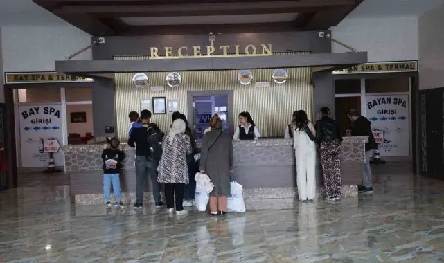 Diyarbakır'da termal otelde hafta sonu yoğunluğu