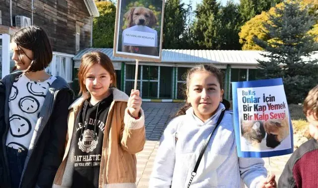 Öğrencilerden can dostlara anlamlı bağış