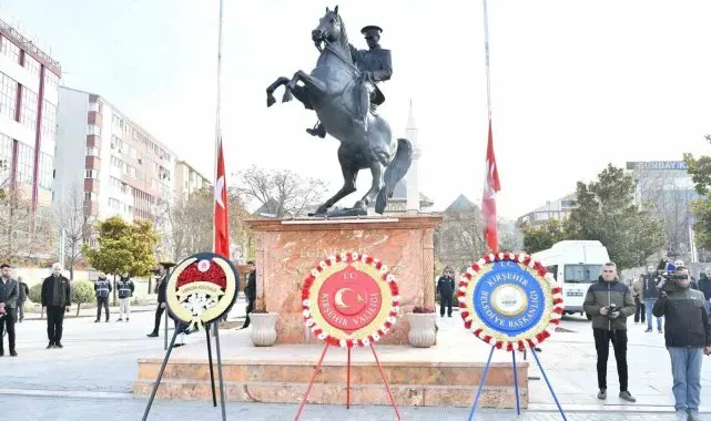Gazi Mustafa Kemal Atatürk, vefatının 86. yılında Kırşehir'de anıldı