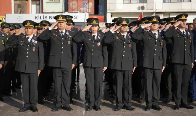 Sınır kent Kilis'te 10 Kasım töreni