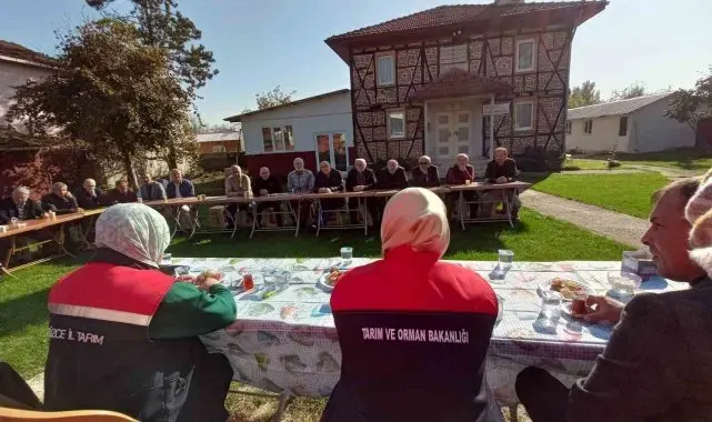Düzce'de tarım sahada çiftçi buluşmaları devam ediyor