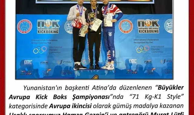 Vali Aktaş'tan Uşaklı sporcuya tebrik