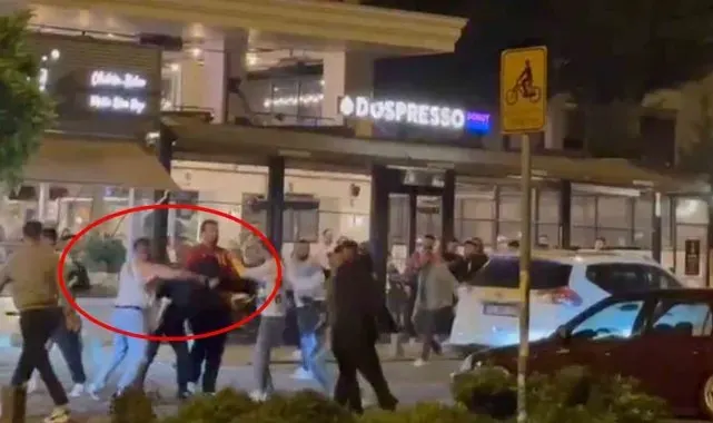 Samsun'da iki grup arasında tekmeli yumruklu kavga: O anlar kamerada