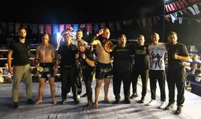 Muaythai şampiyonluk kemerleri Manisa'ya geldi