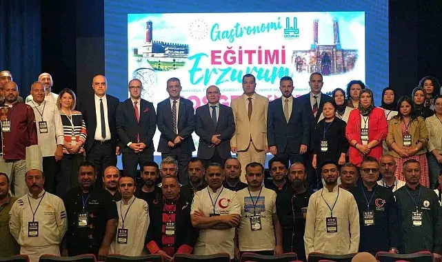 Erzurum'da gıda güvenliği, pişirme teknikleri ve toplu yemek üretimi zirvesi