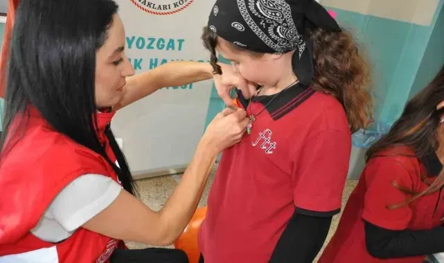 Yozgat'ta lösemili çocuklar için farkındalık çalışması yapıldı