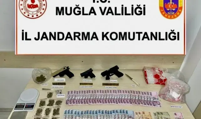 Kiralık villada uyuşturucu baskını: 6 gözaltı