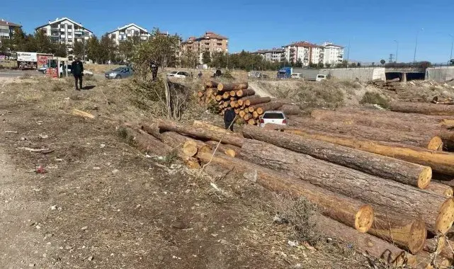 Isparta'da kontrolden çıkan otomobil tomrukların üzerinden düştü: 2 yaralı