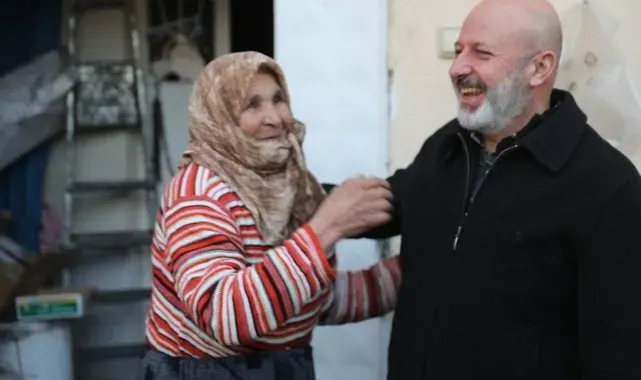 Kocasinan Belediyesi, asırlık Fatma Nine'ye evde sağlık hizmeti sağlıyor