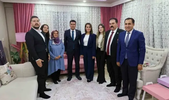 Vali Aygöl ve İl Müdürü Türkoğlu'ndan gazi ziyareti