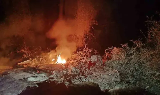 Sinop'ta ormanlık alanda yangın